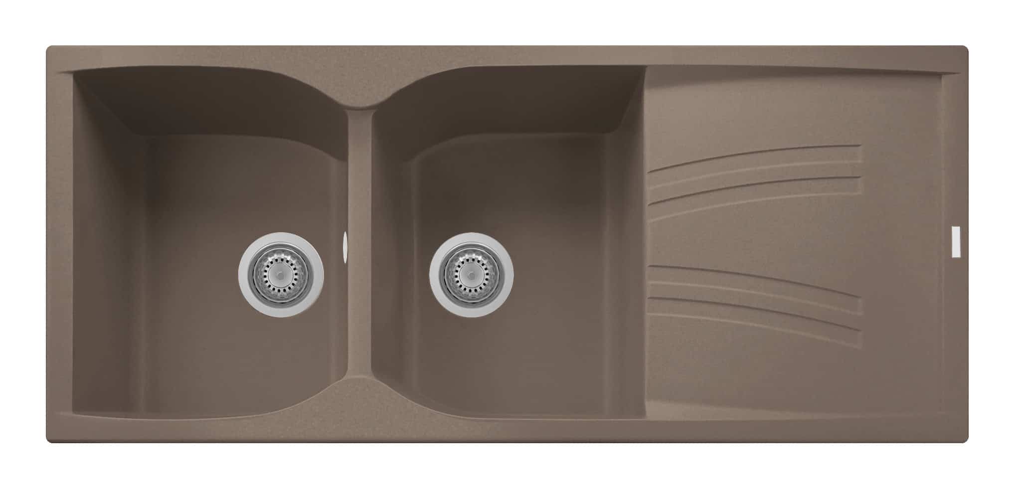 TELMA NAIKY 11620 double basin sink with drainer